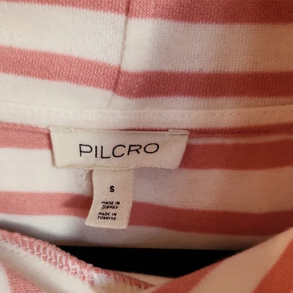 Anthropologie Pilcro Hooded Sweatshirt Twofer Mini Dress - S *NWOT* - Picture 4 of 5